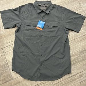 NWT Columbia Omni Shade UPF 40 Button Up Shirt